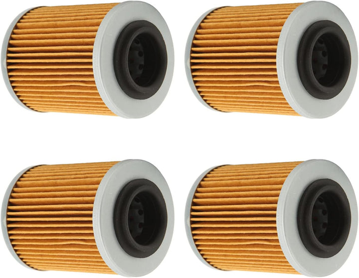 4 Stück Ölfilter, 420256188 KN152 HF152 Motorölfilter Ersatz High Performance für CAN AM 330 400 450