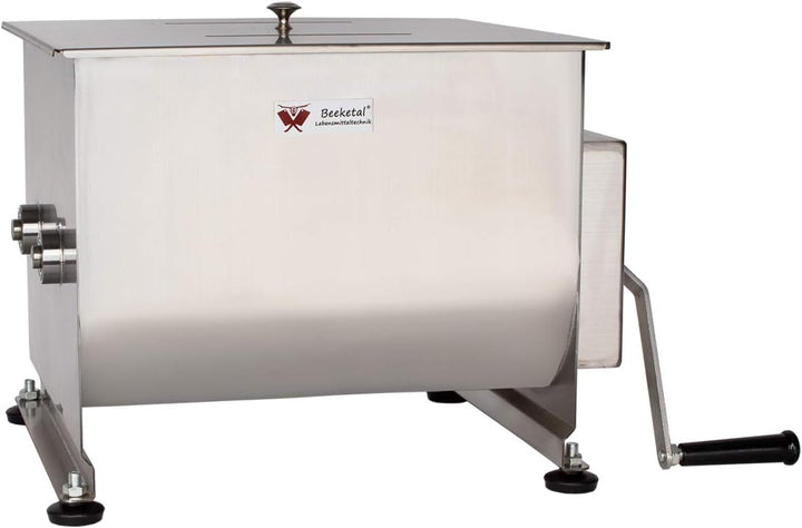 Beeketal 'FMD30' Gastro Marinator Vermenger aus Edelstahl mit ca. 30 Liter Volumen, 2 Butterfly-Misc