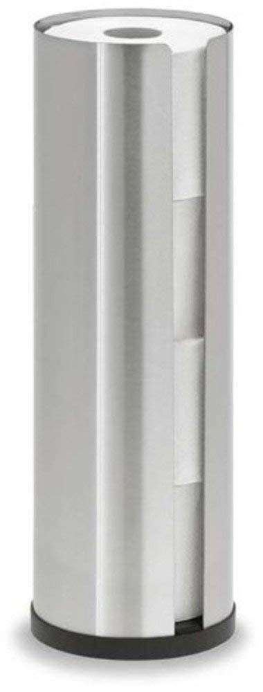 blomus -NEXIO- WC-Rollenhalter aus Edelstahl, exklusiver Toilettenpapierhalter mit Platz für bis zu