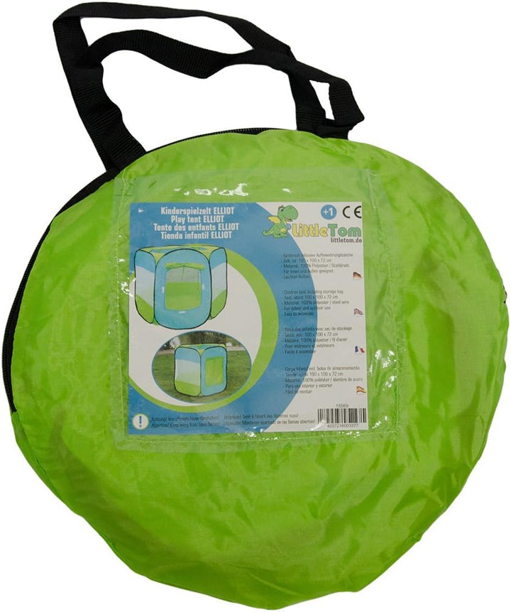 LittleTom Bällebad Kinderzelt für Drinnen & Draussen - 100x100x72 Bällebad Baby Spielecke Wohnzimmer