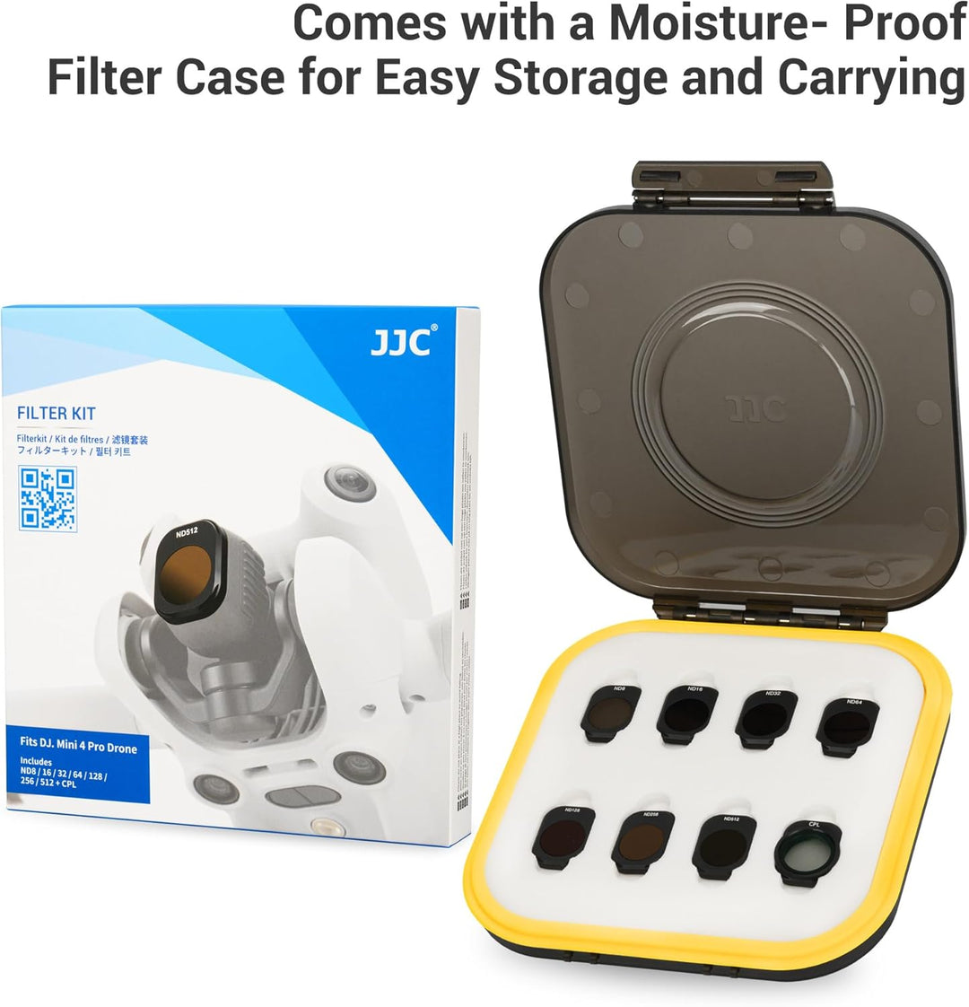 Mini 4 Pro ND CPL Filter Set 8 Teilig,Polfilter ND-Filter für DJI Mini 4 Pro Fly More Combo mit Filt