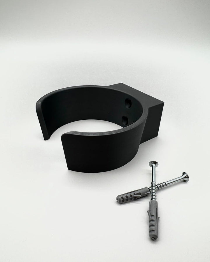 Generisch Wandhalterung Halter für Akku-Staubsauger Schwarz passend für Makita DCL 281, DCL180, DCL1