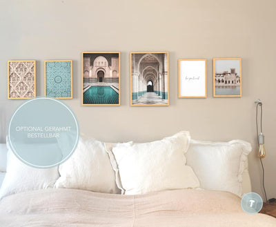 Papierschmiede® Mood Poster Set Arabic Old Town, Bilder Wohnzimmer Deko Schlafzimmer, 2x DIN A2 und