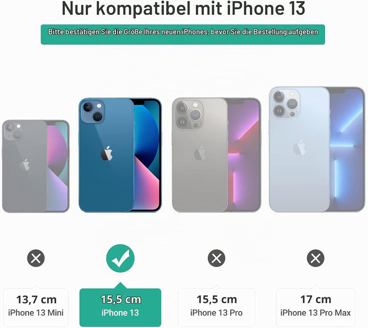 GOODVISH Handykette kompatibel mit Apple iPhone 13-6,1" Display | Necklace Hülle mit Band Handyhülle