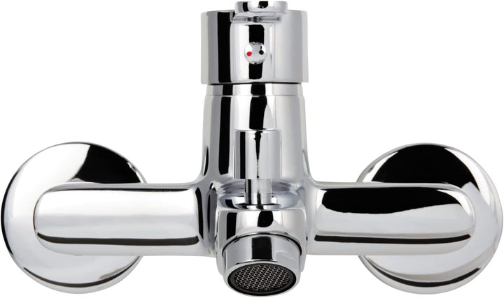 'aquaSu® Badewannenarmatur Jetmix Style, mit Typ 1/2 '' Brauseabgang unten und Umstell-Funktion, Ein