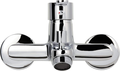 'aquaSu® Badewannenarmatur Jetmix Style, mit Typ 1/2 '' Brauseabgang unten und Umstell-Funktion, Ein