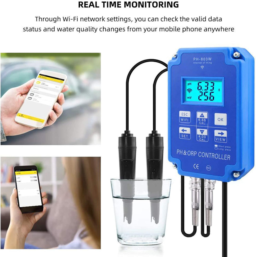 Redox Controller PH803W für Wassertests mit mehreren Parametern zur Langzeitüberwachung der Wasserqu