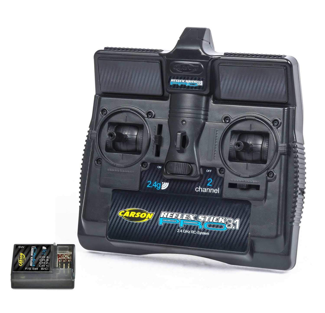 Carson 500500084 - FS Reflex Stick Pro 3.1 2.4G 2 Kanal, Modellbau, Zubehör, Fernsteuerung, Empfänge