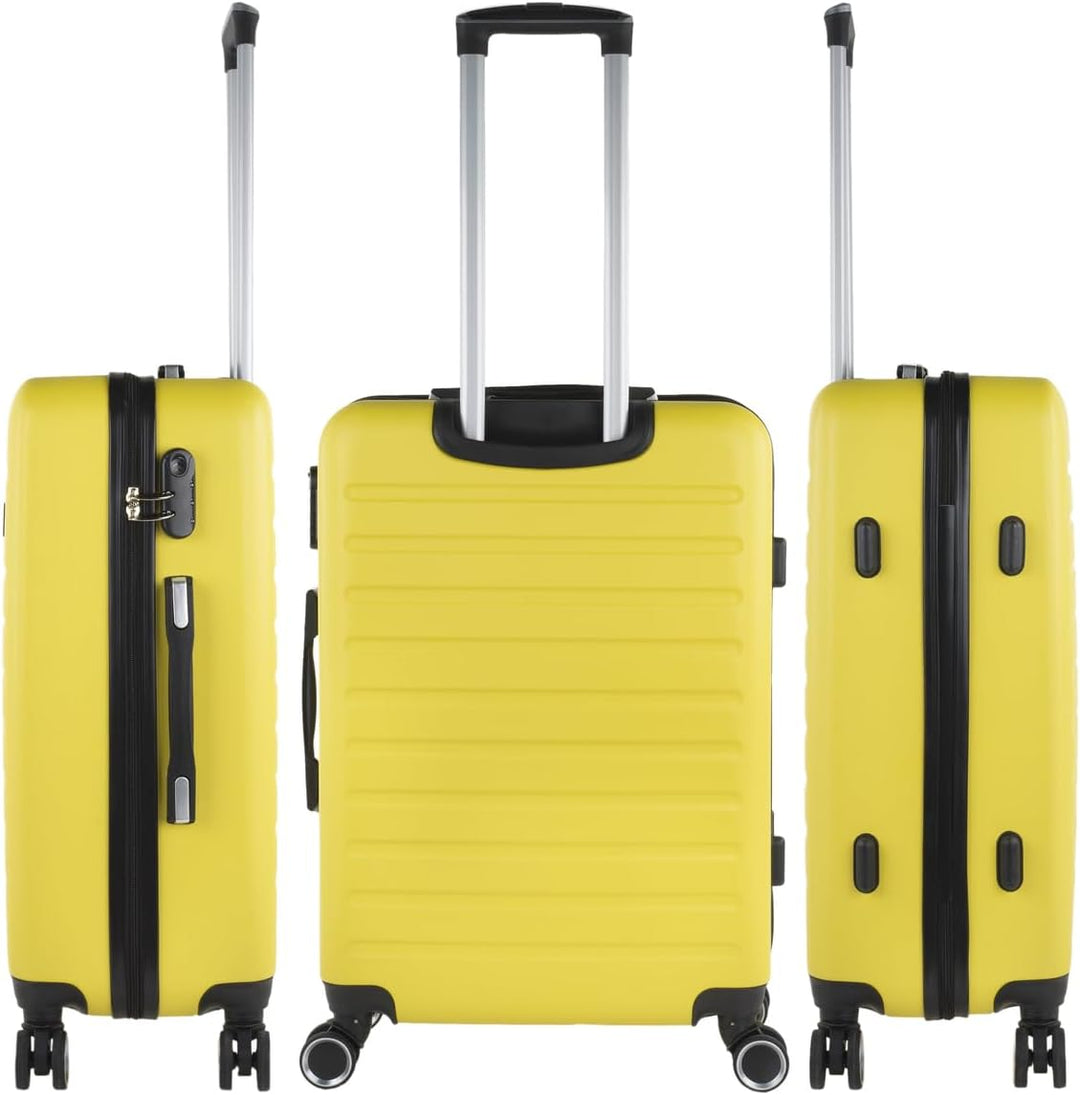 SKPAT - Handgepäck Koffer Trolley - Reisekoffer Mit Rollen und Reisekoffer Hartschalenkoffer für Vie