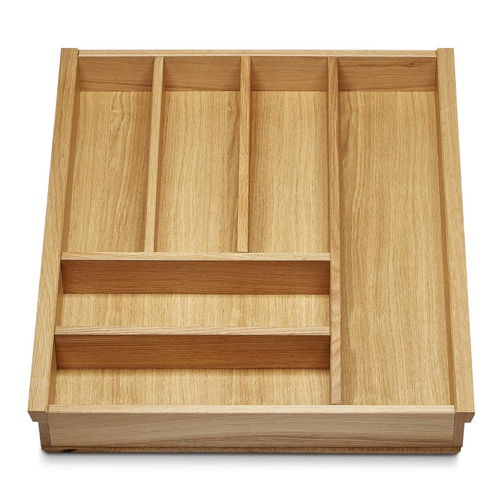 Orga-Box III EICHE Besteckeinsatz für 50er Schublade für Nobilia ab August 2012 (473 x 397 mm) Holz-