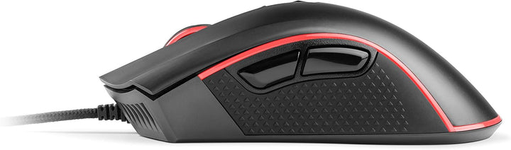 Ares - Gaming-Maus mit RGB-Beleuchtung, 7 Tasten und bis zu 4000 DPI Abtastrate, Ares
