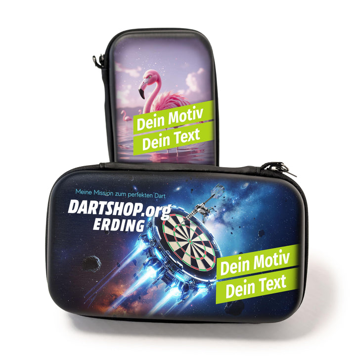 Personalisierte Dart Tasche XL mit Bild, Namen, Text – Dart Case Bedrucken mit Foto, Text, Logo Dart