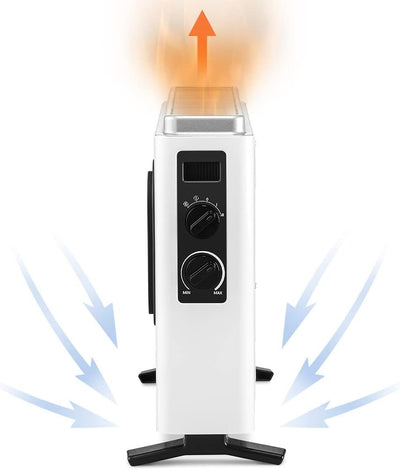 TROTEC Konvektor TCH 23 E | Heizgerät | Heizer | Elektroheizung | Flachheizkörper | 2 Heizstufen (1.