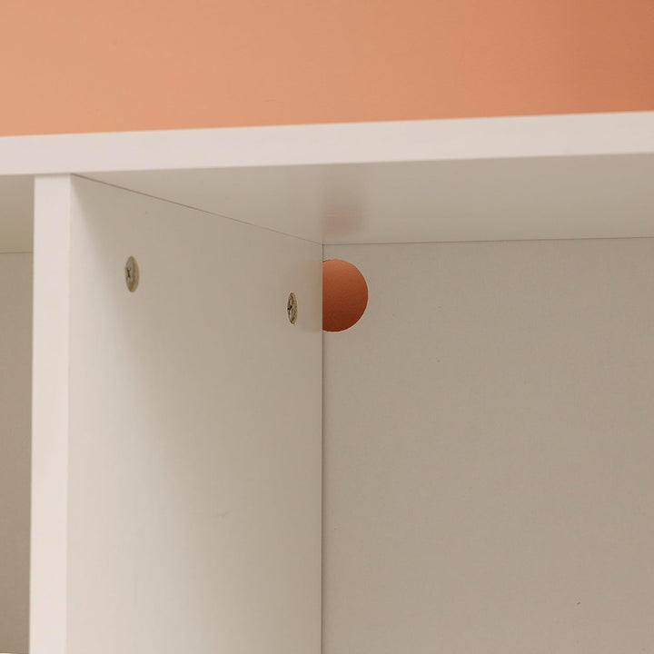 Baroni Home TV-Schrank mit 3 Schubladen, Loch für Kabeldurchführung aus MDF, TV-Konsole für Schlafzi