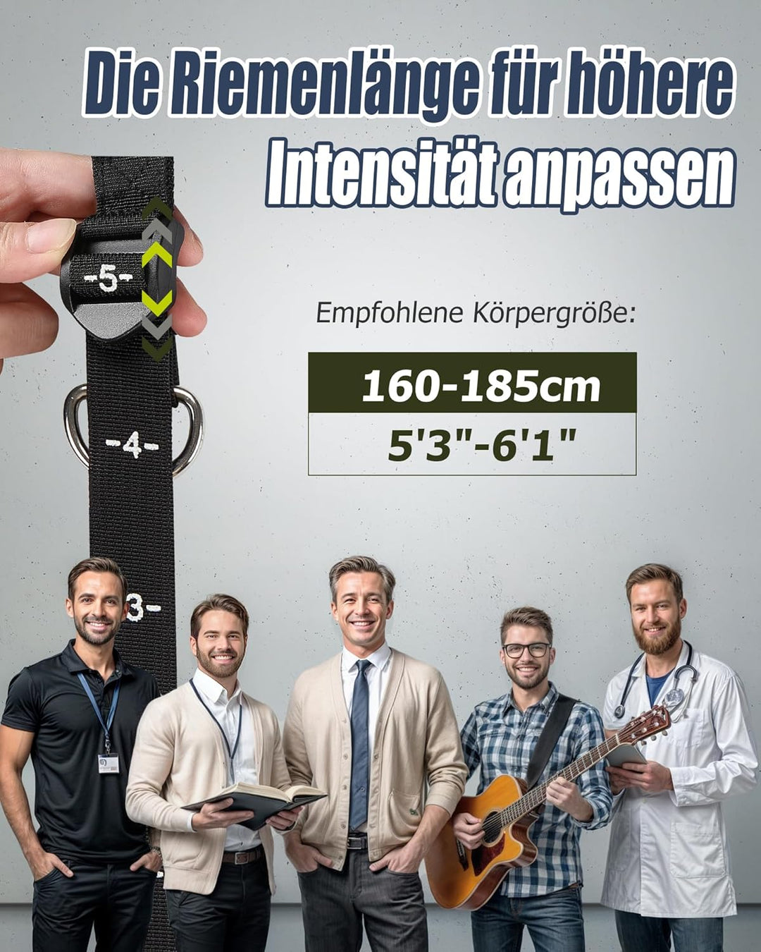 ALongSong Fitnessbänder Set mit 6 Widerstandsbänder 20-180Lbs oder 20-240Lbs & Pilates-Stange, Griff