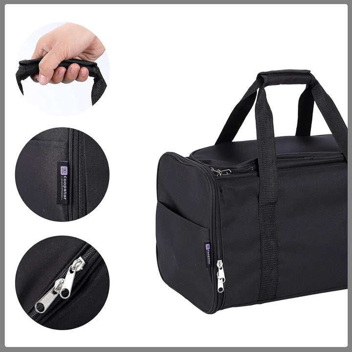 Tragbare Katzentoilette, schwarz, 2-in-1 Reise-Katzentoilette, Katzentoilette für Reisen, Faltbare K