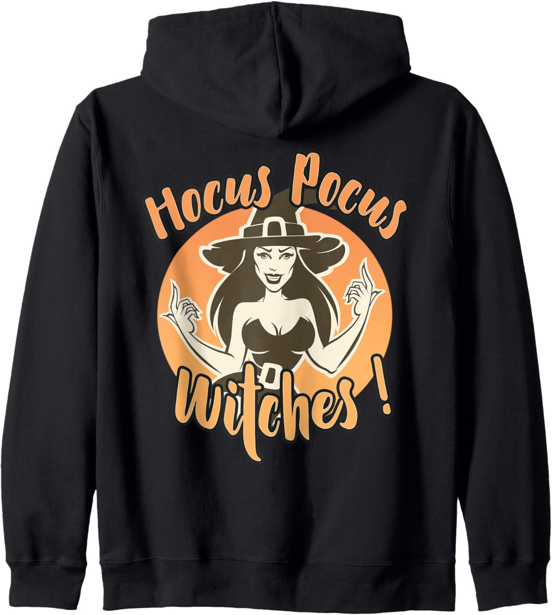 Hocus Pocus Witches Halloween Hexe mit Hexenhut Kapuzenjacke