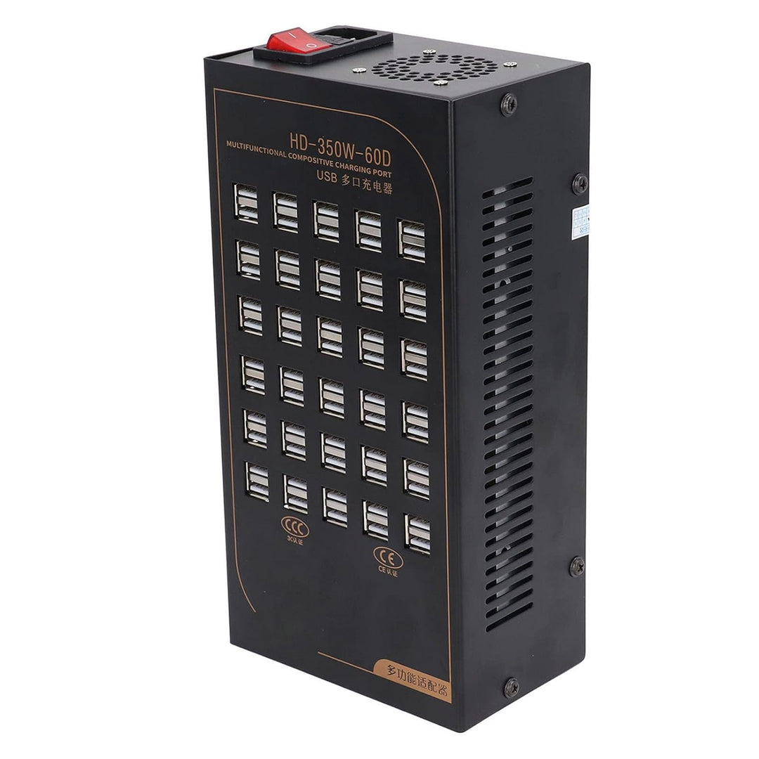 USB-Ladestation Dock 60 Port 350W Ladegerät Multiport-Kraftwerk Für Telefone, Pads, Tablets, Tragbar