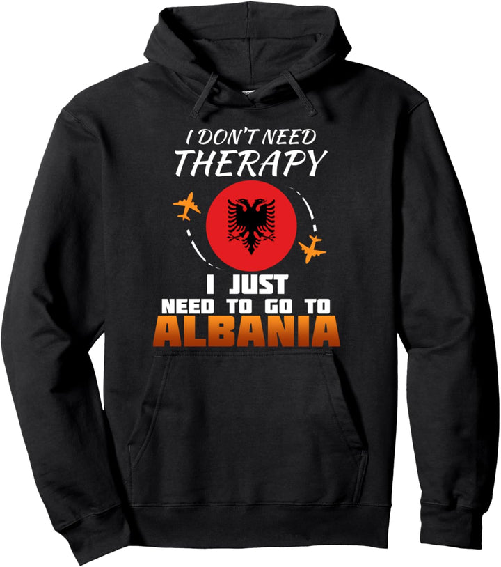 Albanische Flagge I Albanien Flagge I Urlaub Albanien Pullover Hoodie