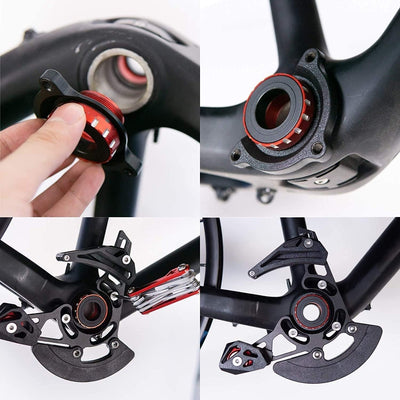 BESNIN Kettenführung ISCG-05 Mountainbike Kettenführung Bike MTB Kettenführung für 1x System Schwarz