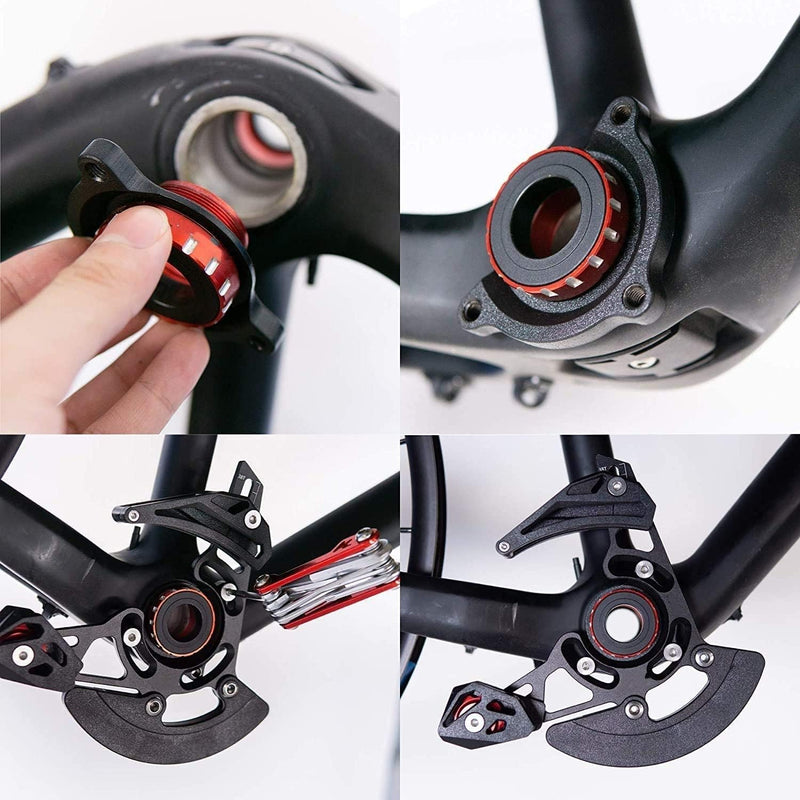 BESNIN Kettenführung ISCG-05 Mountainbike Kettenführung Bike MTB Kettenführung für 1x System Schwarz