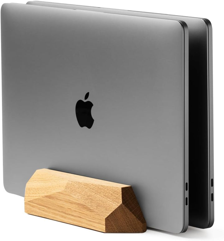 Oakywood Dual Laptop Dock - Doppelter Holzständer für Zwei Laptops oder Tablets - Sichere Aufbewahru
