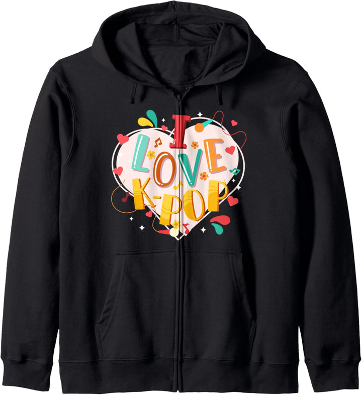 K-pop love K-Pop-Musik für Frauen und Teenager-Mädchen Kapuzenjacke