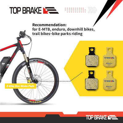 Top Brake Scheibenbremsbeläge Fahrrad für MAGURA MT5/ MT7/ MT5E/MT7 PRO/MT Trail Front
