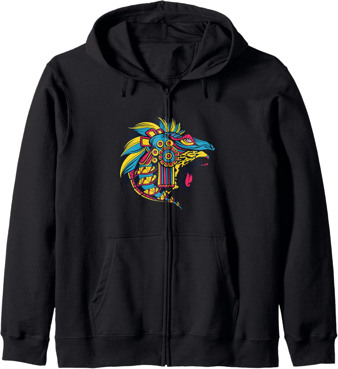 Maya Aztec Gepard Mexiko Kultur Inkas Inka Krieger Geschenk Kapuzenjacke