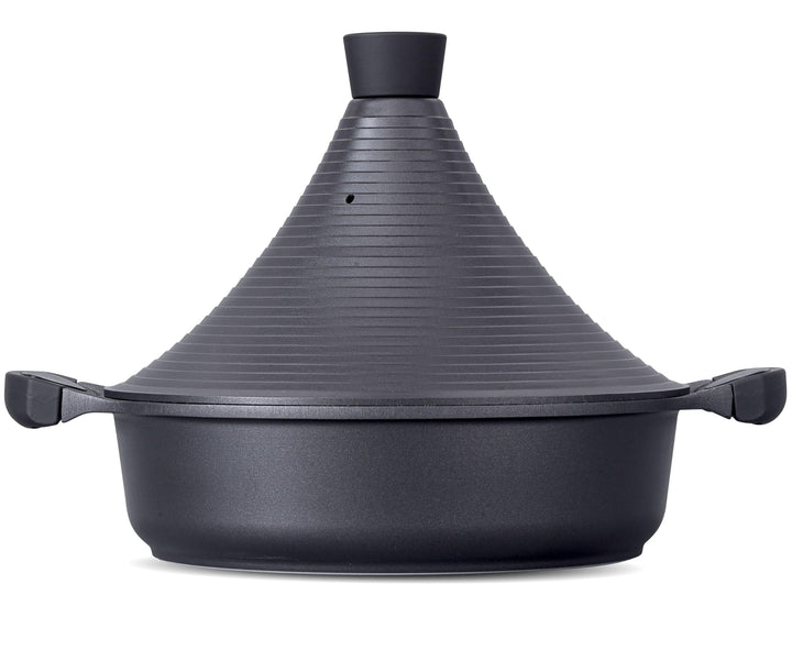 Tajine Topf Induktion 28cm/4,2L – Marokkanischer Tagine Guss-Aluminium – Für alle Herdarten (Indukti