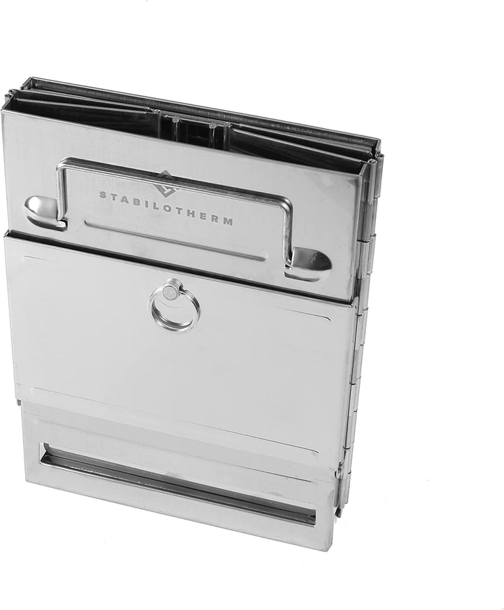 STABILOTHERM Edelstahl Holzkohle-Grill Camping Outddor faltbar | mobiler Grill Camping-Grill Outdoor