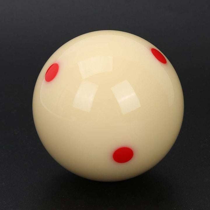 5,72 cm Dot Spot Poolball Billard Trainingsball für Kinder und Erwachsene (weiss)