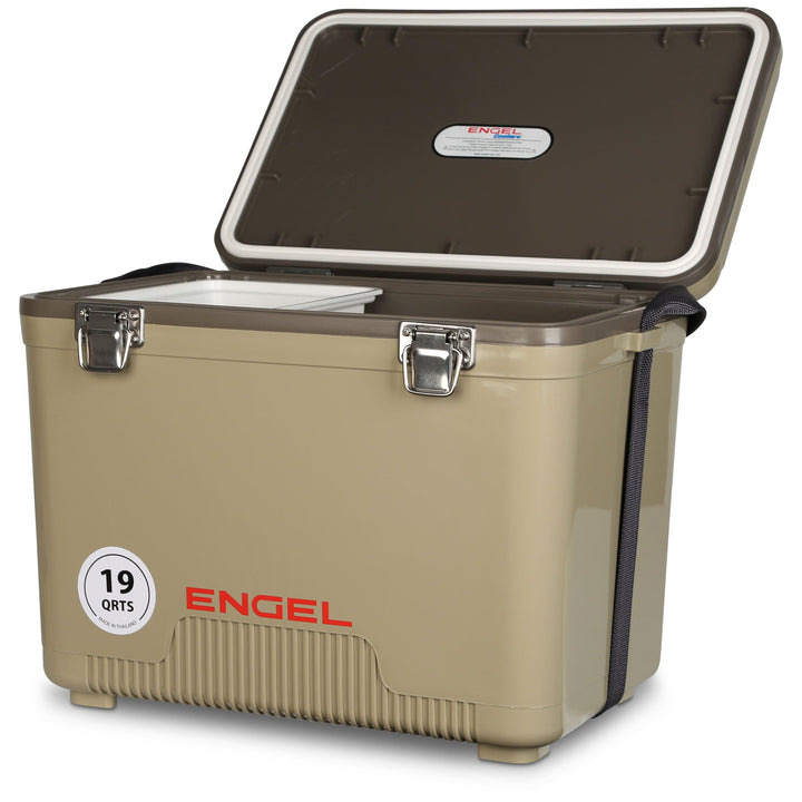 ENGEL Kühlbox 19qt (18 Liter) Auslaufsicher, Luftdicht, Tragbare Kühlbox für Camping, Angeln, Wander