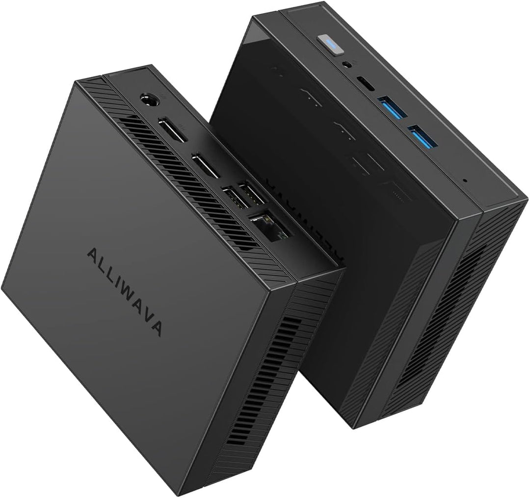 GX55 Mini PC N5105 2.9GHz 8GB RAM 256GB SSD M.2 Micro Desktop Computer, 4K UHD, WiFi, Gigabit Ethern