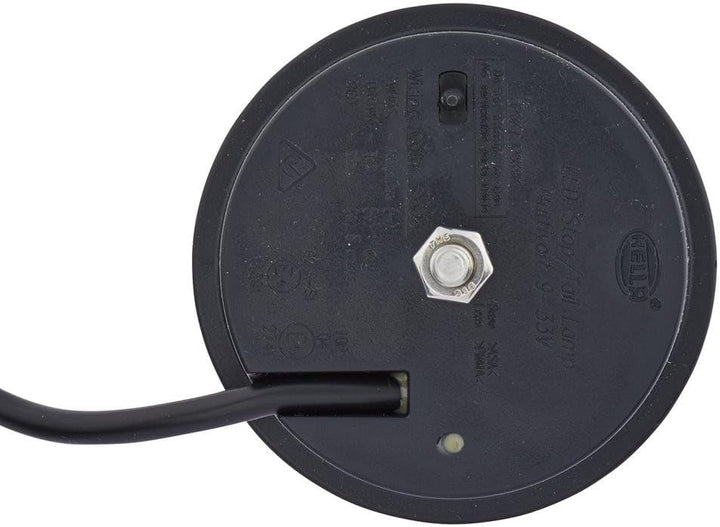 HELLA - Heckleuchte - 83mm - LED - 24/12V - Anbau/geschraubt - Lichtscheibenfarbe: rot - LED-Lichtfa