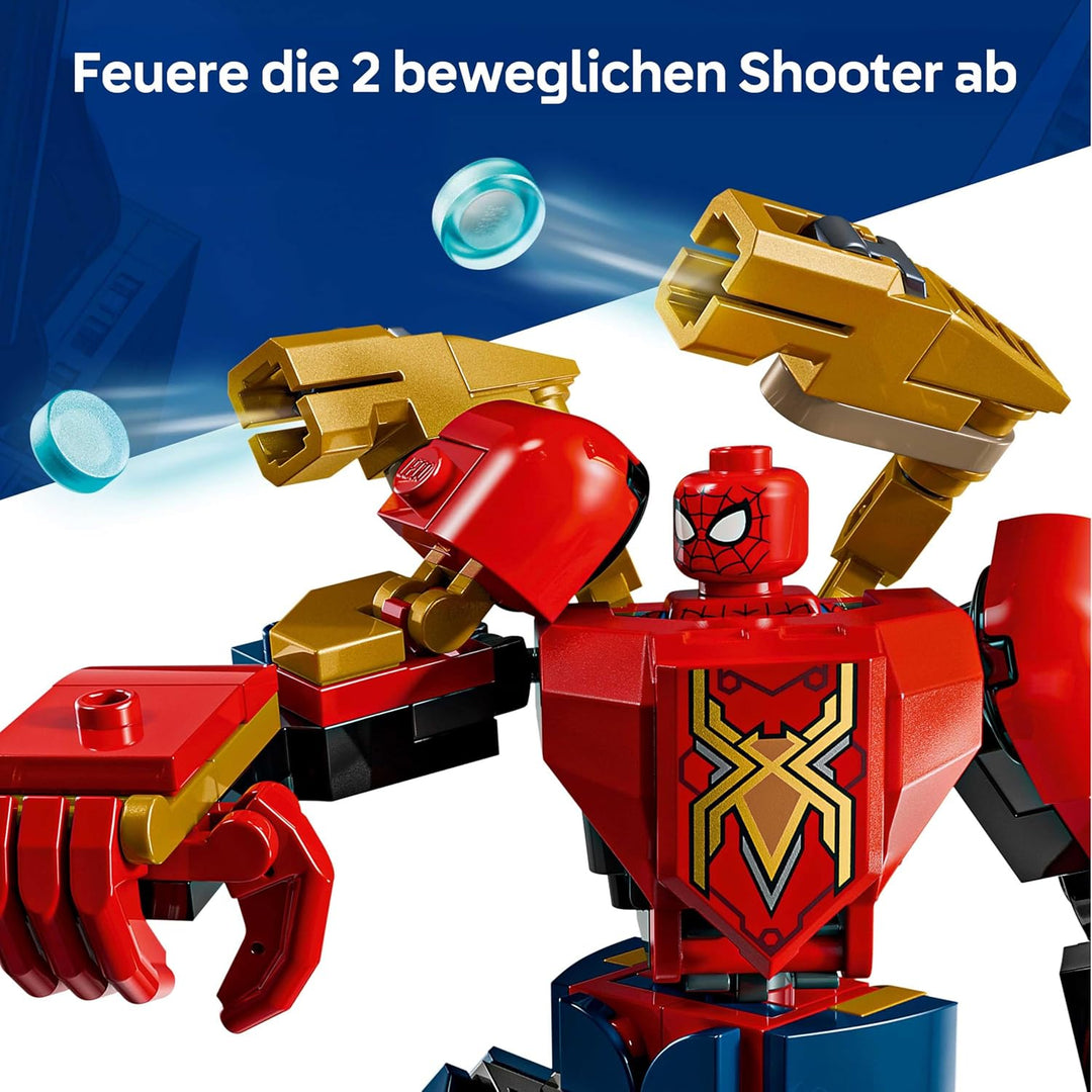 LEGO | Mech-Duell: Spider-Man vs. Doc Ock - Superhelden Spielzeug mit 2 Actionfiguren, 3 Minifiguren