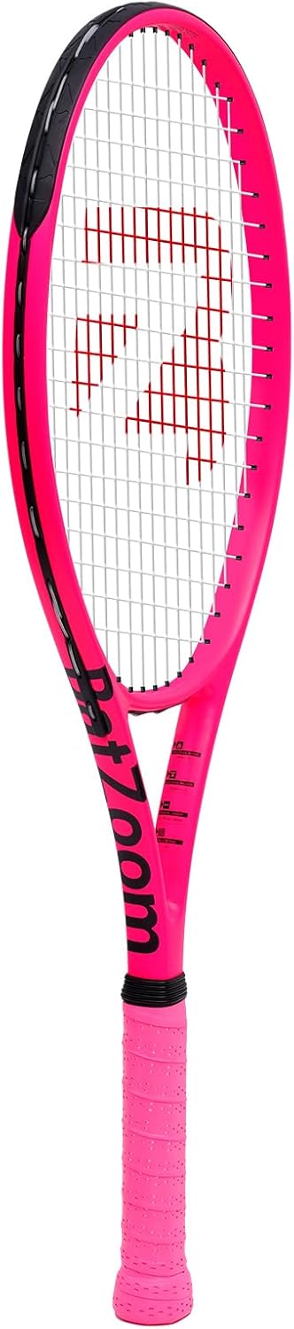 BatZoom Tennisschläger für Anfänger und Erwachsene, Leichter Graphitschläger mit komfortablem Griff,