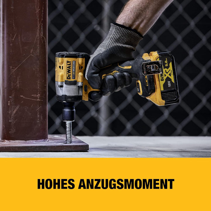 Dewalt XR Akku-Schlagschrauber DCF922N (18V, ½ Zoll Aussenvierkant-Aufnahme mit Kugelrastung, 406 Nm