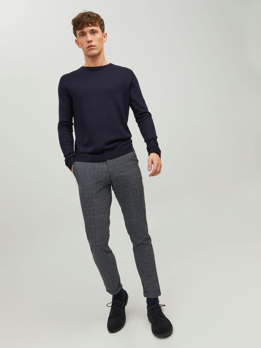 JACK & JONES Herren Jjimarco Jjstuart Akm 1049 Sky Cap Noos Hose 27W / 32L Schwarz, 27W / 32L Schwar