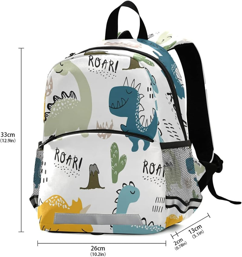 Kinder-Rucksack Dinosaurier-Schultasche für Kleinkinder, Mädchen, Jungen