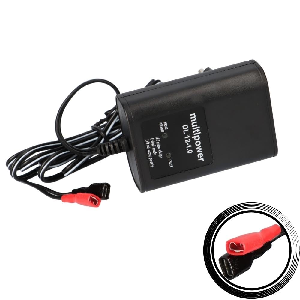 Automatik Ladegerät Für Blei-Akkus 12 Volt Ab Einer Kapazität Von 1000mAh - Langlebig - Wartungsfrei