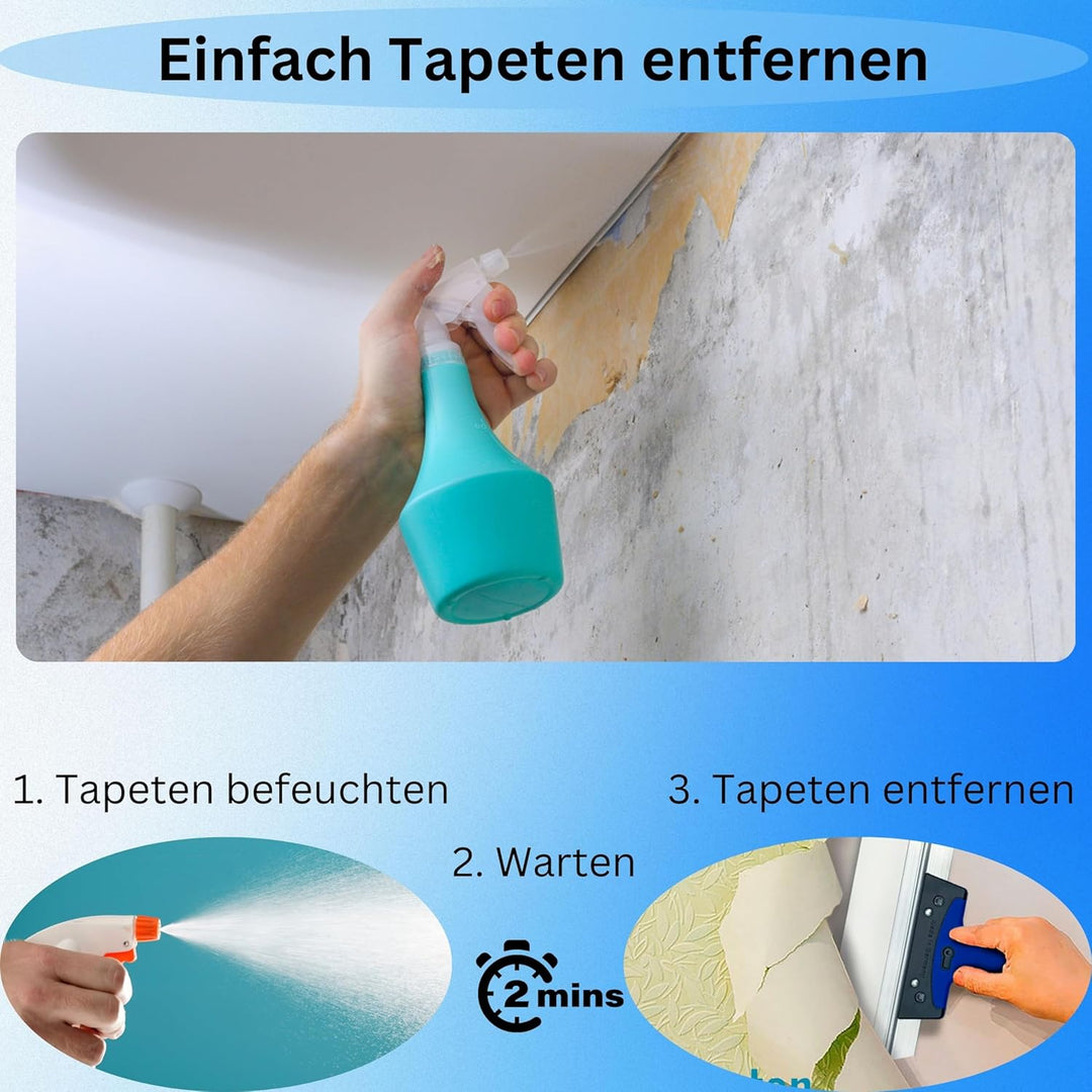BACHSAM® Made in Germany hochwertiger Flächenspachtel 600mm breit - Profi Fassadenspachtel zum Spach