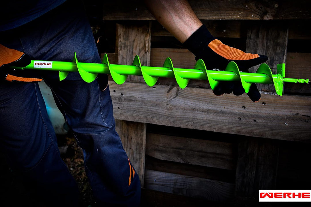 WERHE Bohrer für Erdbohrer 120 mm passend für Stihl BT 106 C, BT 120 C, BT 121, BT 130, BT 131 präzi