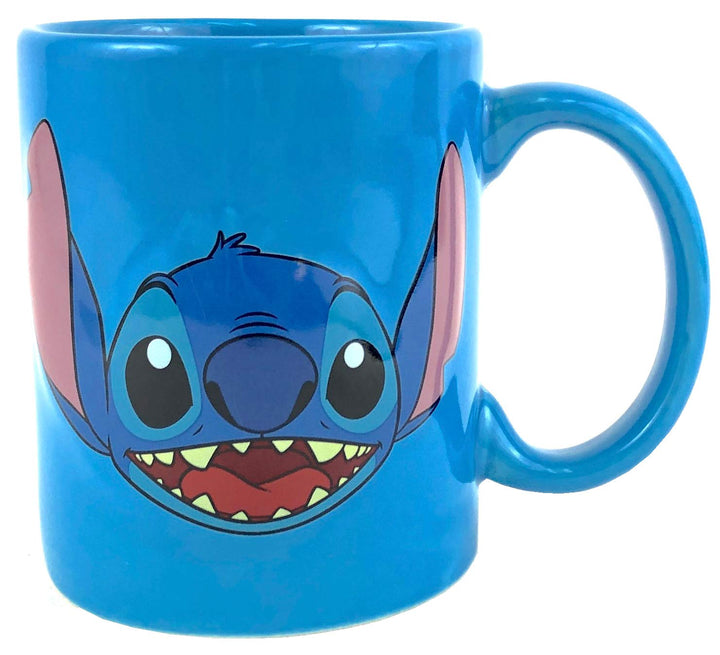 Disney Lilo And Stitch Full Face 3D Relief Tasse Blau 325 ml