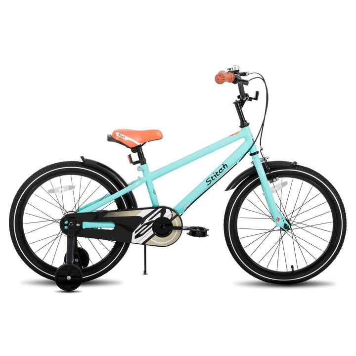 STITCH Kinderfahrrad 14/16/18/20 Zoll für Mädchen und Jungen im Alter von 3 bis 13 Jahren, 14/16/18/