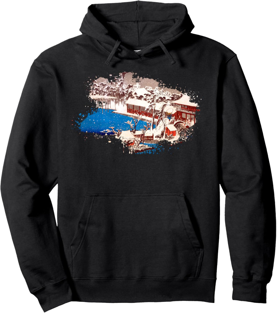 Berühmte Klassische Japanische Kunst: Kameido Hiroshige Pullover Hoodie