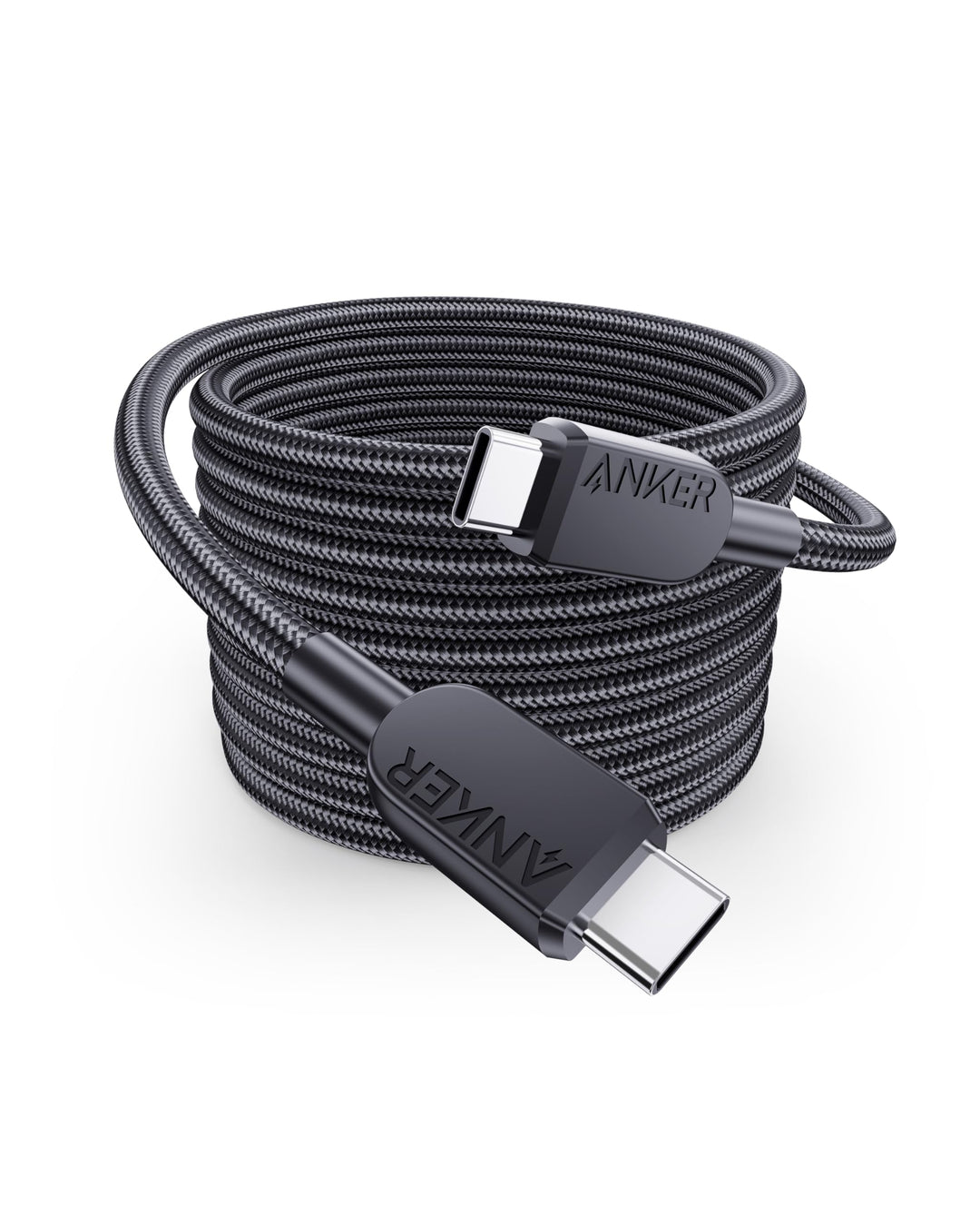 Anker USB C auf USB C Kabel 240W doppelt geflochtenes Nylon [3m] | Ladekabel für iPhone 17 Pro Max/i