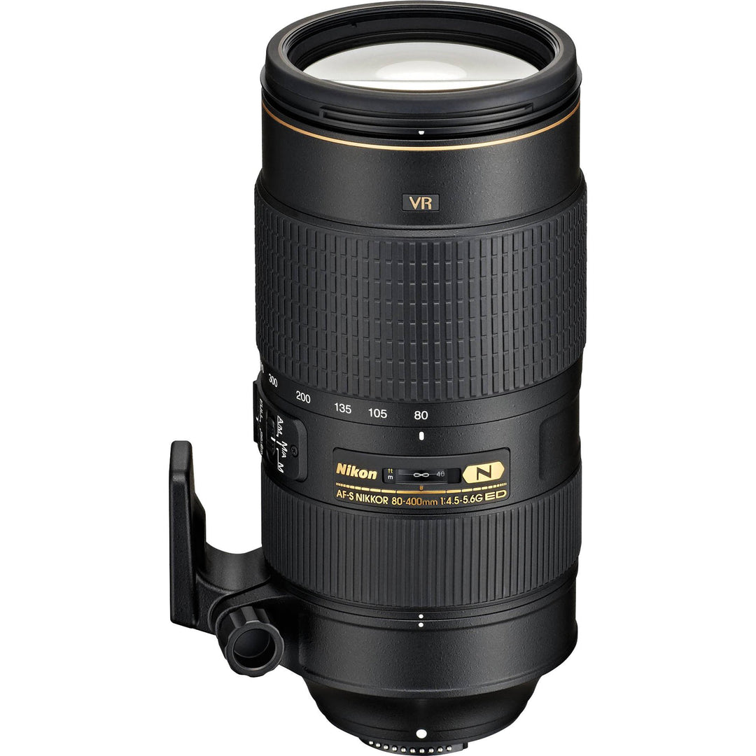 Nikon AF-S NIKKOR 80-400 mm 1:4,5-5,6G ED VR Objektiv (77mm Filtergewinde) 80-400 mm f/4.5-5.6G Einz
