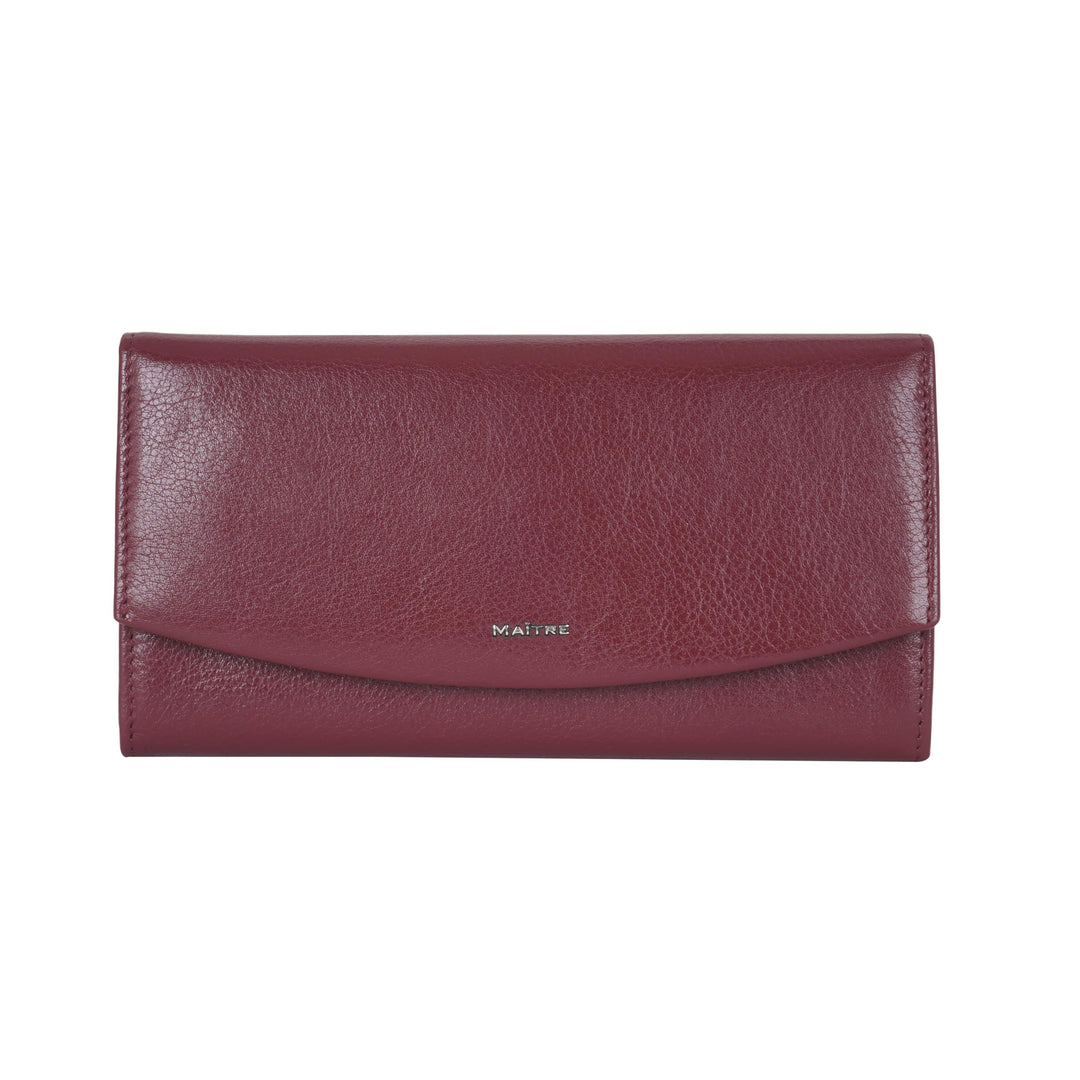 Maitre - unisex geldbörse leisel diedburg - Geldbörse - Geldbeutel 18 x 9,5 x 3 cm Darkred, 18 x 9,5