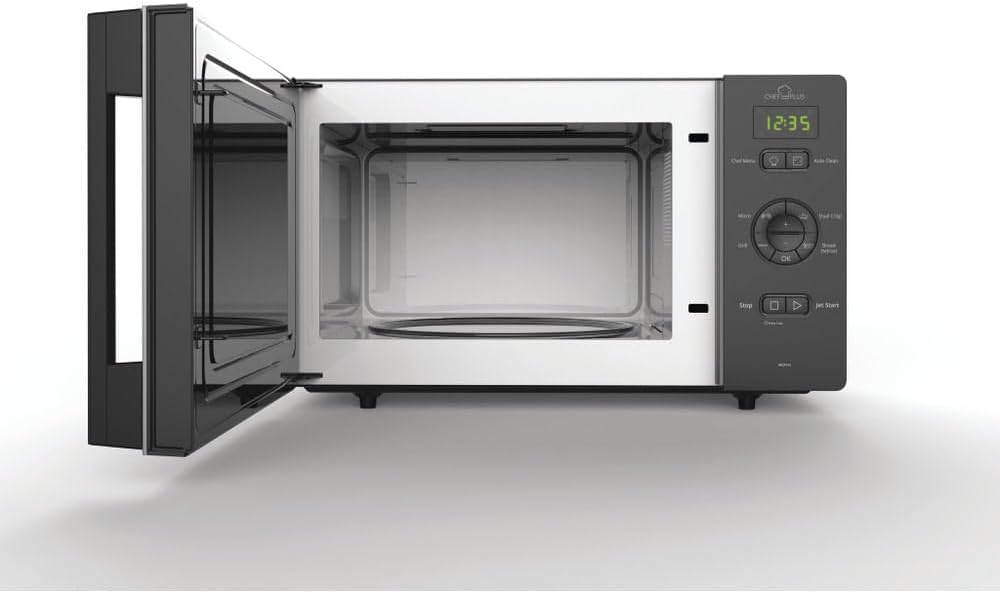 Whirlpool MCP 345 BL, Mikrowelle, 25 Liter Schwarz, Schwarz